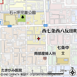 京都府京都市下京区西七条東石ケ坪町78-3周辺の地図