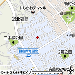 愛知県知多市朝倉町236周辺の地図