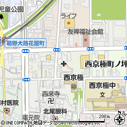 京都府京都市右京区西京極東池田町67周辺の地図