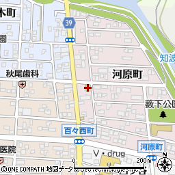 ファミリーマート岡崎河原町店周辺の地図