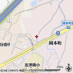 滋賀県草津市岡本町1399-1周辺の地図