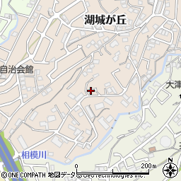 滋賀県大津市湖城が丘14-50周辺の地図