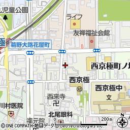 京都府京都市右京区西京極東池田町69周辺の地図