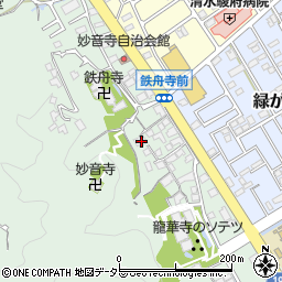 静岡県静岡市清水区村松2106周辺の地図