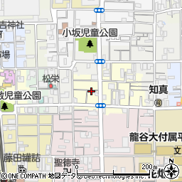 京都府京都市下京区二人司町周辺の地図