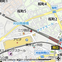 南桜街園トイレ周辺の地図