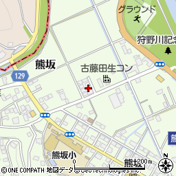 静岡県伊豆市熊坂469-8周辺の地図