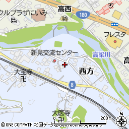 岡山県新見市西方841周辺の地図