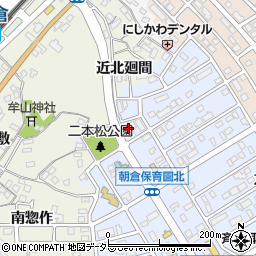 愛知県知多市朝倉町185周辺の地図