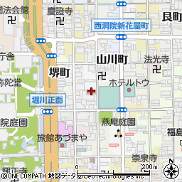 京都府京都市下京区柳町332周辺の地図