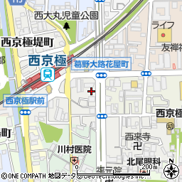 西京極児童館周辺の地図