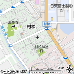 静岡県静岡市清水区村松58周辺の地図