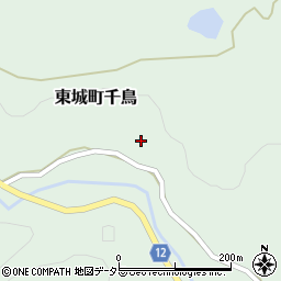 広島県庄原市東城町千鳥1114周辺の地図