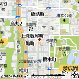 京都府京都市下京区筒金町44周辺の地図