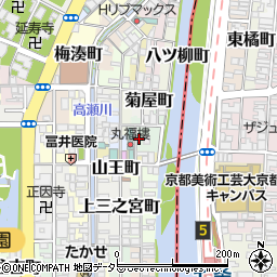 京都府京都市下京区平岡町周辺の地図
