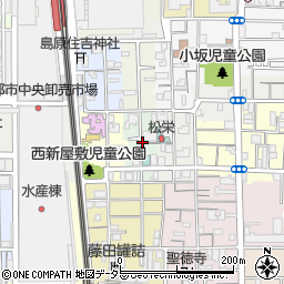 京都府京都市下京区西新屋敷太夫町周辺の地図
