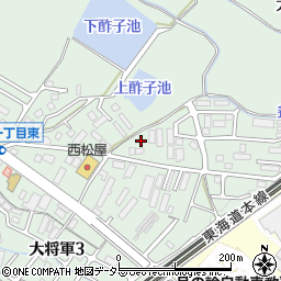 滋賀県大津市大将軍2丁目3周辺の地図