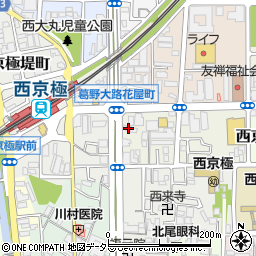 京都府京都市右京区西京極東池田町31周辺の地図