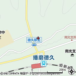 兵庫県佐用郡佐用町下徳久1218-5周辺の地図