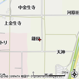 京都府亀岡市曽我部町寺鎌田周辺の地図