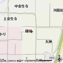 京都府亀岡市曽我部町寺（鎌田）周辺の地図
