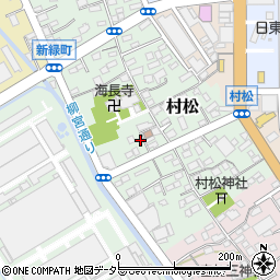 静岡県静岡市清水区村松308-1周辺の地図