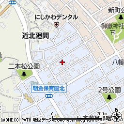 愛知県知多市朝倉町217周辺の地図