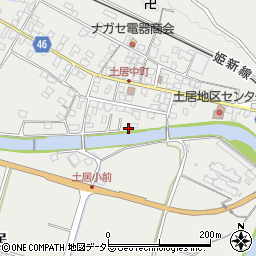 岡山県美作市土居470周辺の地図