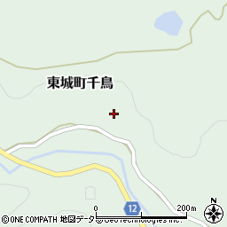 広島県庄原市東城町千鳥1112周辺の地図