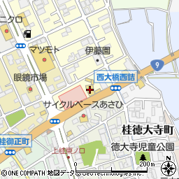 イエローハット五条桂店周辺の地図