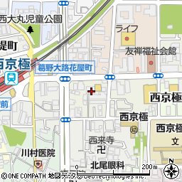 京都信用金庫西京極支店周辺の地図