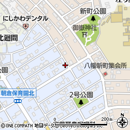 愛知県知多市朝倉町258周辺の地図
