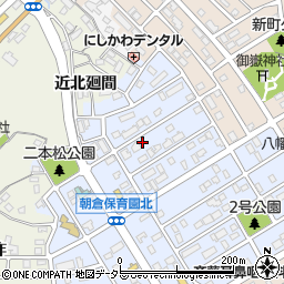愛知県知多市朝倉町216周辺の地図
