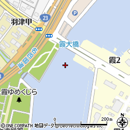 霞大橋周辺の地図