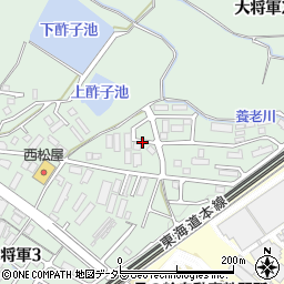 滋賀県大津市大将軍2丁目4周辺の地図