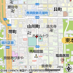 京都労働局　京都駅前総合労働相談コーナー周辺の地図