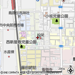 京都府京都市下京区西新屋敷太夫町84周辺の地図