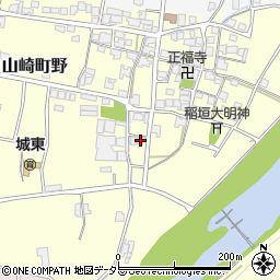 兵庫県宍粟市山崎町野146周辺の地図