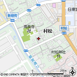 静岡県静岡市清水区村松229周辺の地図