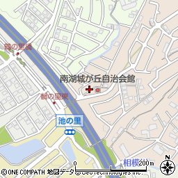 滋賀県大津市湖城が丘23-8周辺の地図