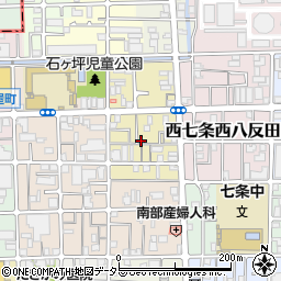 京都府京都市下京区西七条東石ケ坪町55-1周辺の地図