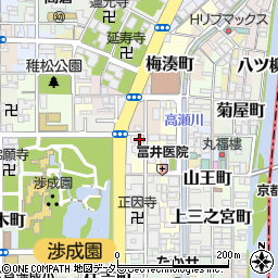 京都府京都市下京区溜池町359周辺の地図