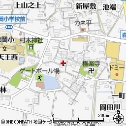 愛知県知多郡東浦町森岡岡田27周辺の地図