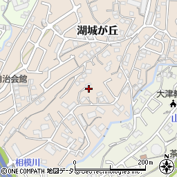 滋賀県大津市湖城が丘14-48周辺の地図