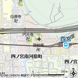 京都府京都市山科区四ノ宮泉水町13-5周辺の地図