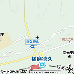 兵庫県佐用郡佐用町下徳久1218-2周辺の地図