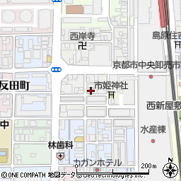 京都府京都市下京区朱雀分木町77周辺の地図