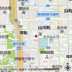 京都府京都市下京区柳町327周辺の地図