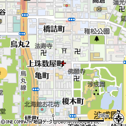 京都府京都市下京区花屋町周辺の地図