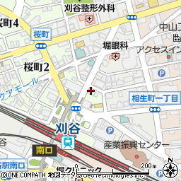 名進研刈谷校周辺の地図